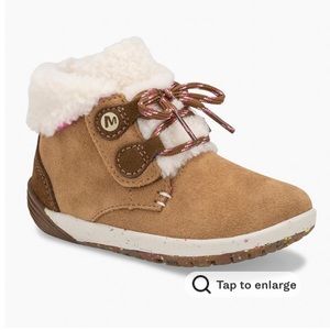 Merrell Bare Steps® Cocoa Jr. Boot Chestnut Suede